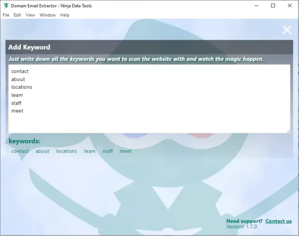 domain email extractor tool price