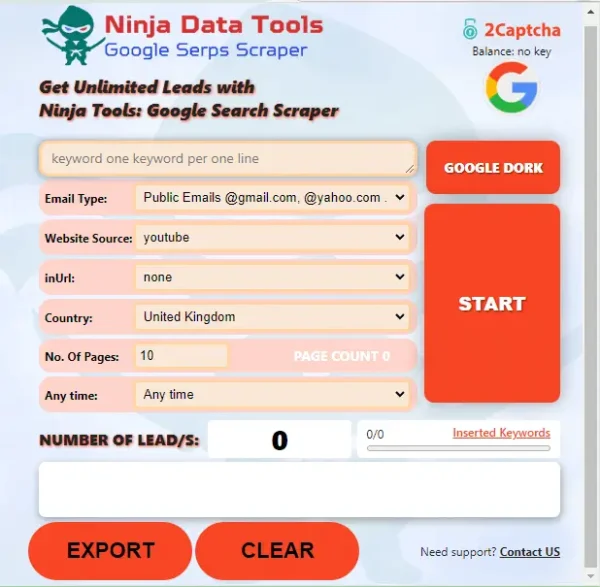 google search scraper price